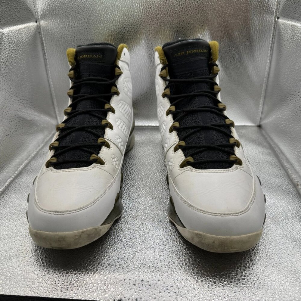 Size 10.5 Jordan 9 Retro Statue High White Mens Basketball Shoes 302370-109 - Picture 2 of 11
